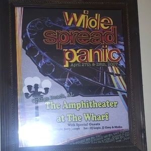 2007 Widespread Panic @ The Wharf in Orange Beach, AL poster